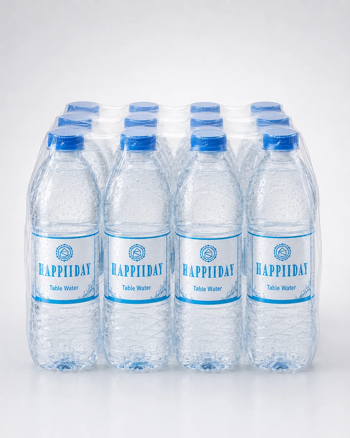 Pack of Happiiday purified table water bottles